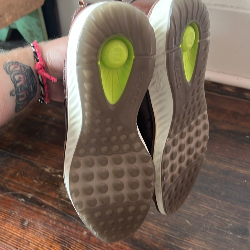 ECCO St.1 Hybrid Men's Leather Wingtip Derby Shoe Size 44 - Picture 5 of 6